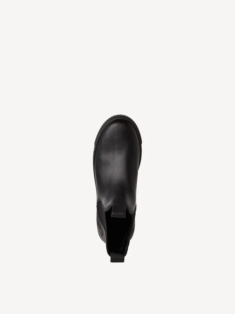 Tamaris Leder Chelsea Boot Damen Stiefel Stiefeletten schwarz