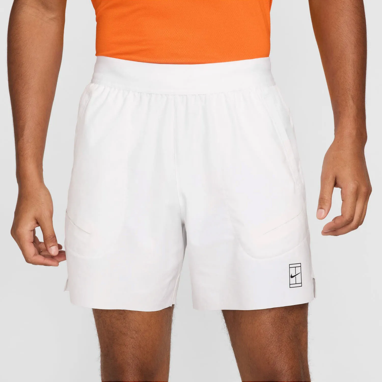 NikeCourt Advantage Men"s Dri-Fit Herren Tennisshorts weiß
