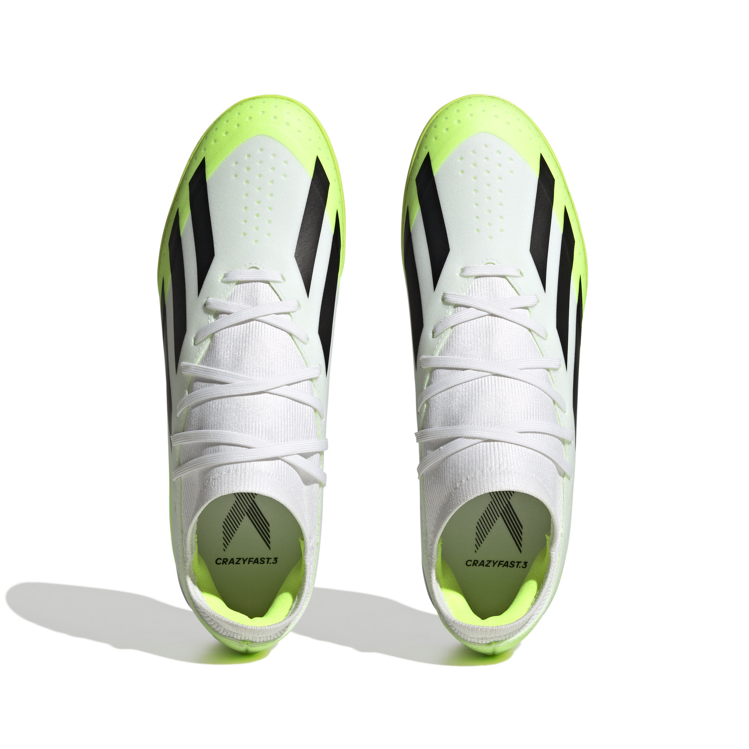 adidas X Crazyfast.3 IN Herren Fußballschuh Hallenschuh weiß-grün