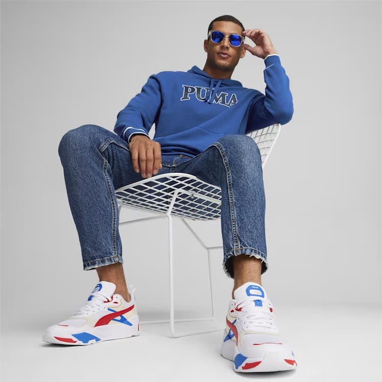 Puma Squad Hoodie Herren Kapuzenpullover Hoodie blau