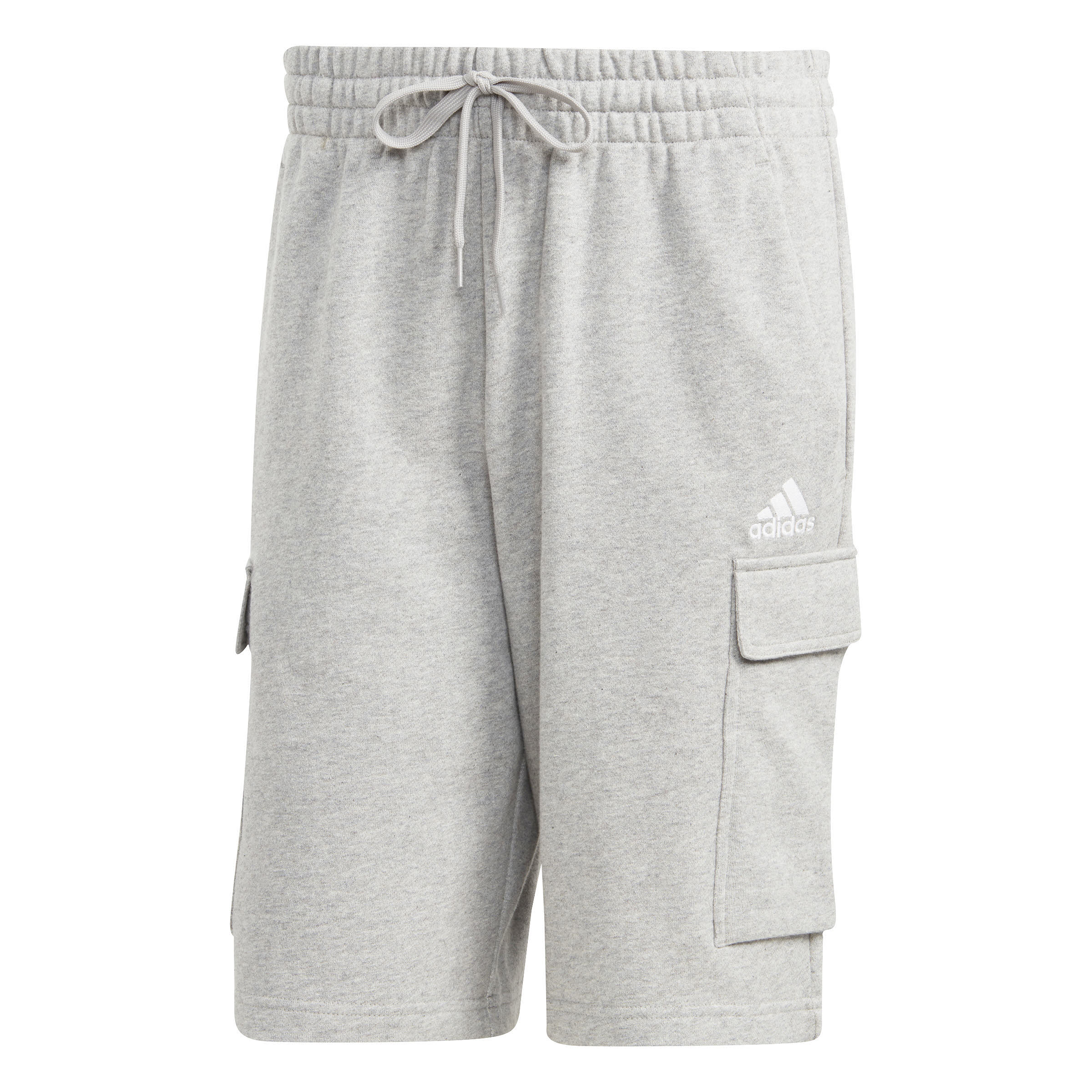 adidas Essentials French Terry Cargoshorts Baumwollshorts Herren grau