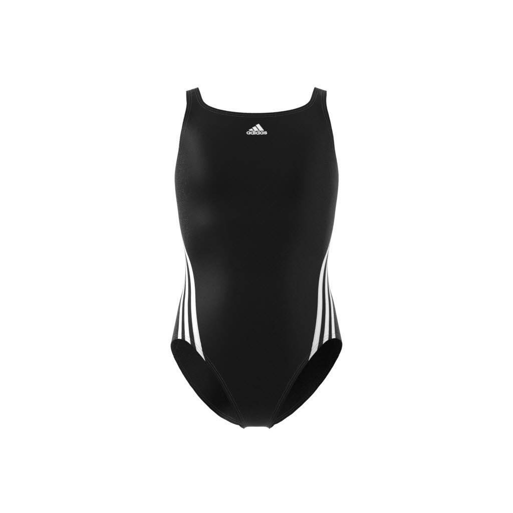 adidas 3-Streifen Badeanzug Schwimmanzug Kinder Mädchen schwarz