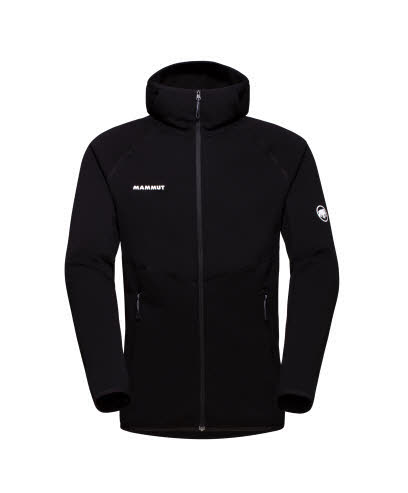 Mammut Aconcagua ML Hooded Jacket Fleecejacke Kapuzenjacke Herren schwarz