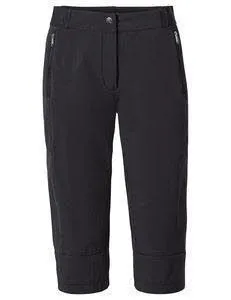 Vaude Farley Stretch Capri Wanderhose Damen schwarz NEU