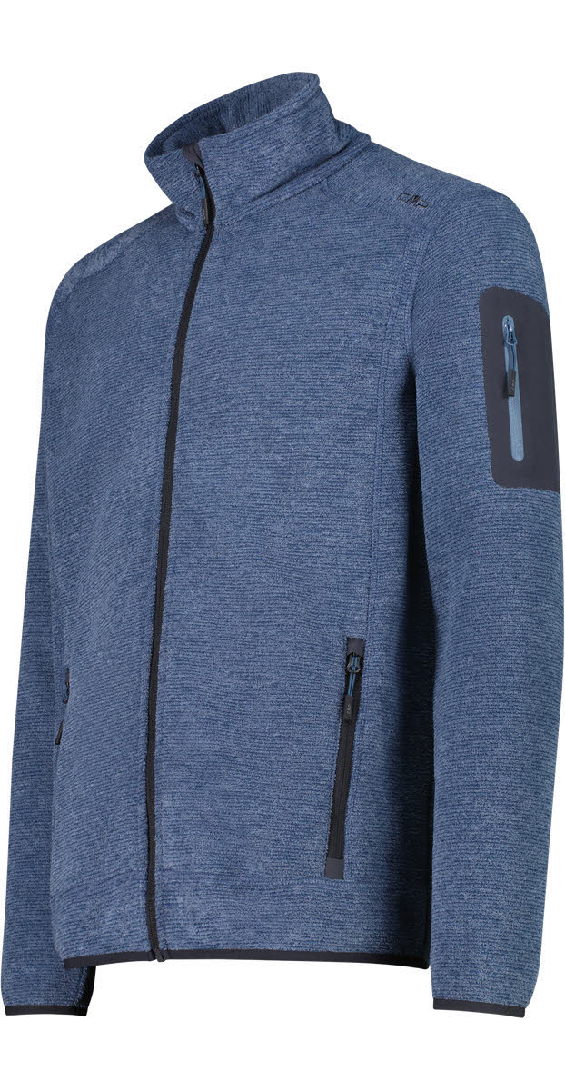 CMP MAN JACKET Herren Fleecejacke Midlayer avio-antracite
