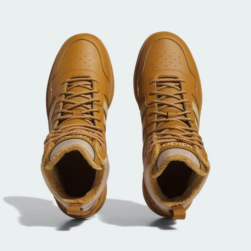 adidas Hoops 3.0 Mid Herren Lifestyle-Schuhe Basketball-Schuhe braun