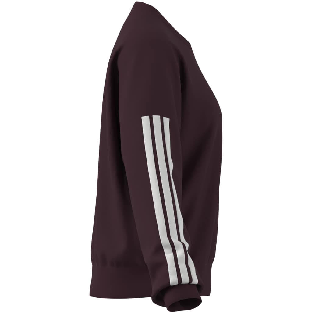 adidas W 3S FT SWT Damen Sweatshirt schwarz