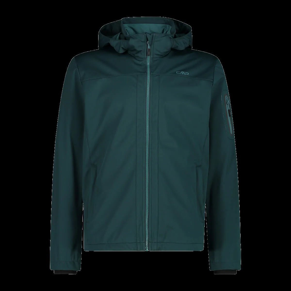 CMP Softshelljacke Kapuzenjacke Herren dunkelgrün dunkelblau