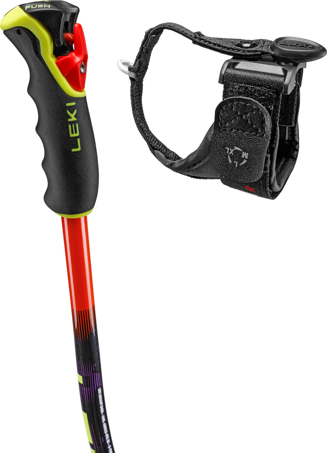 Leki WCR Evo Lite GS TR Kinder Skistöcke Ski Poles rot/violett