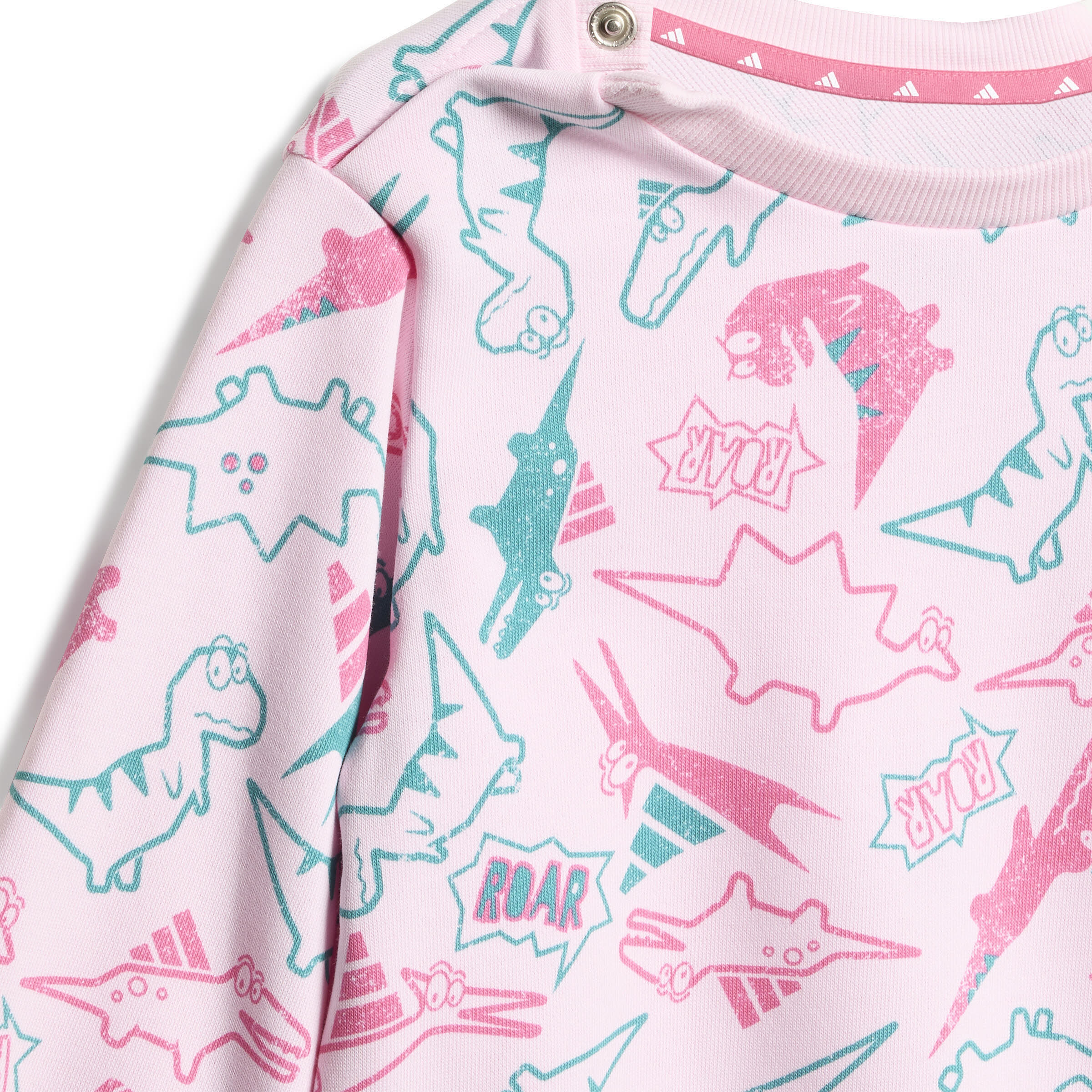 adidas Seasonal Essentials Adiraptor French Terry Mädchen Jogger-Set pink