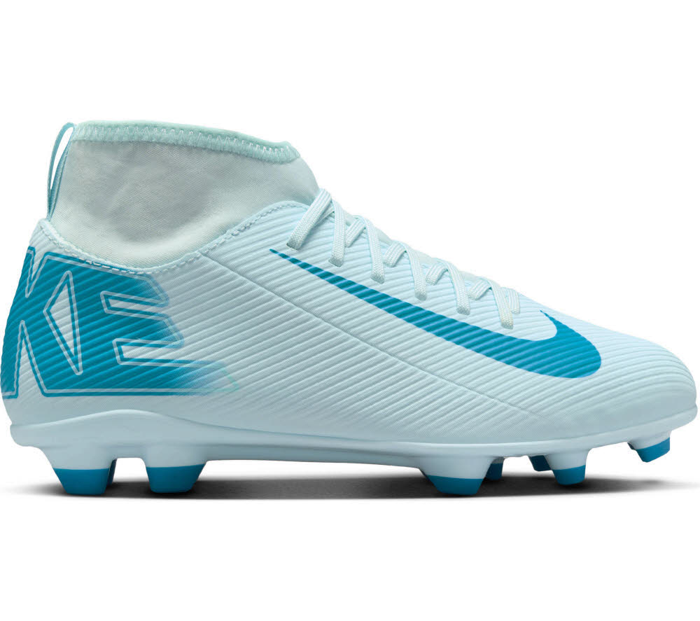 Nike Jr. Mercurial Superfly 10 Club Kinder Fußballschuhe glacier blue/black