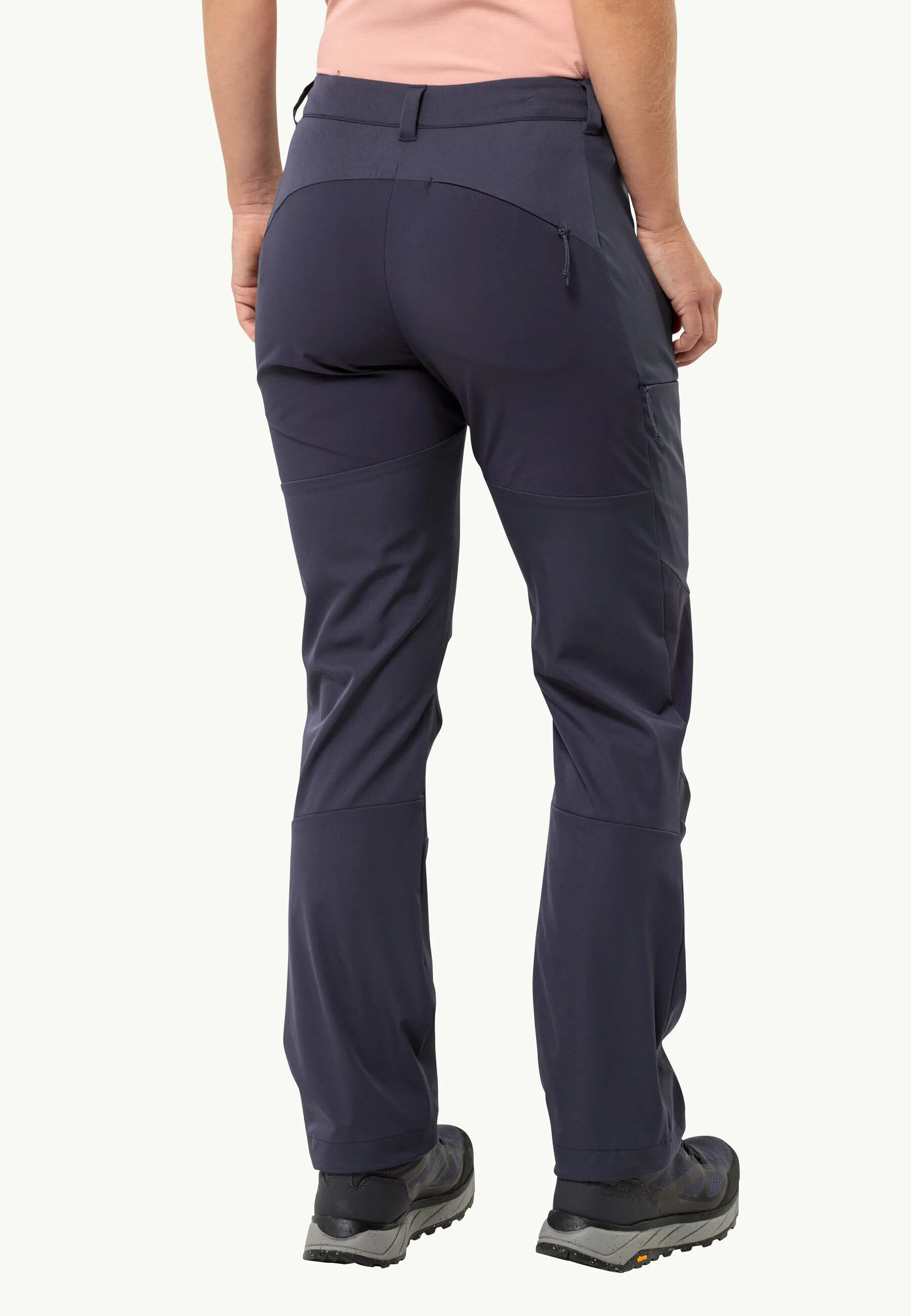 Jack Wolfskin Hiking Alpine Damen Wanderhose Trekkinghose grau