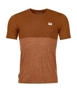 Ortovox 150 COOL LOGO TS Merino-Shirt Herren bristle brown