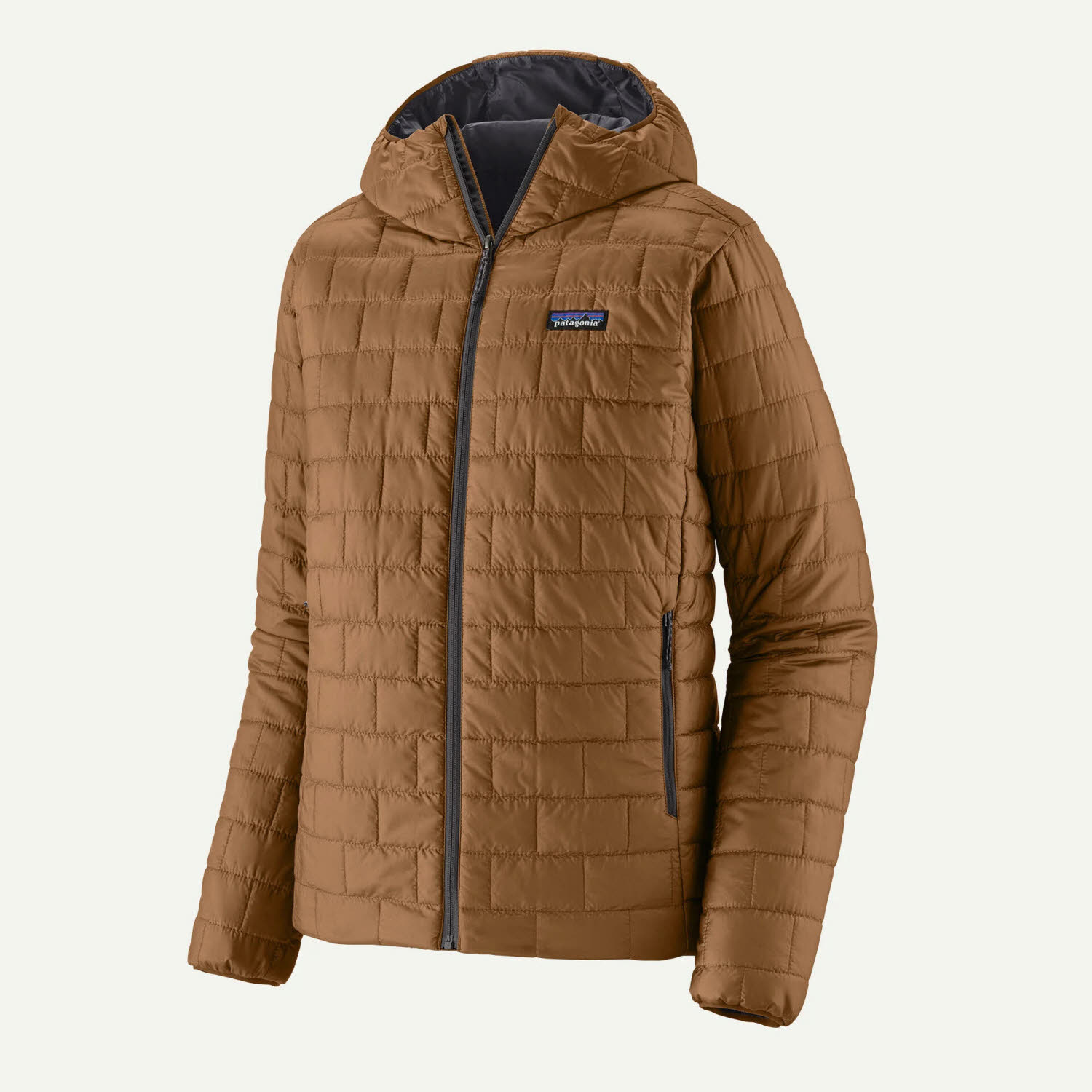 Patagonia Nano Puff Hoody Herren Daunenjacke Isolationsjacke braun