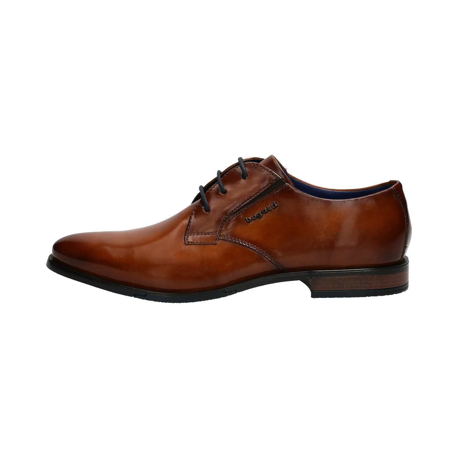 Bugatti Business-Schuhe Herren Schnürer Lederschuhe cognac