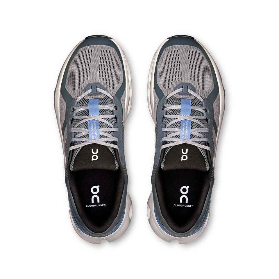ON Cloudrunner 2 Alloy|Chambray Sneaker Herren dunkelgrün grau