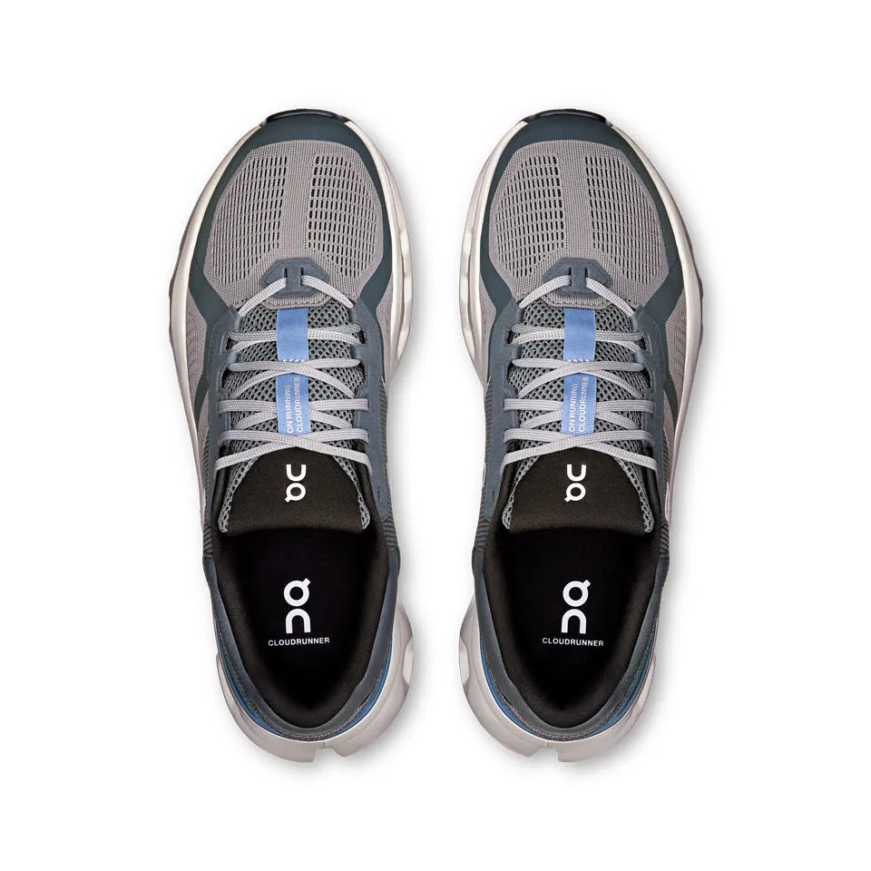 ON Cloudrunner 2 Alloy|Chambray Sneaker Herren dunkelgrün grau