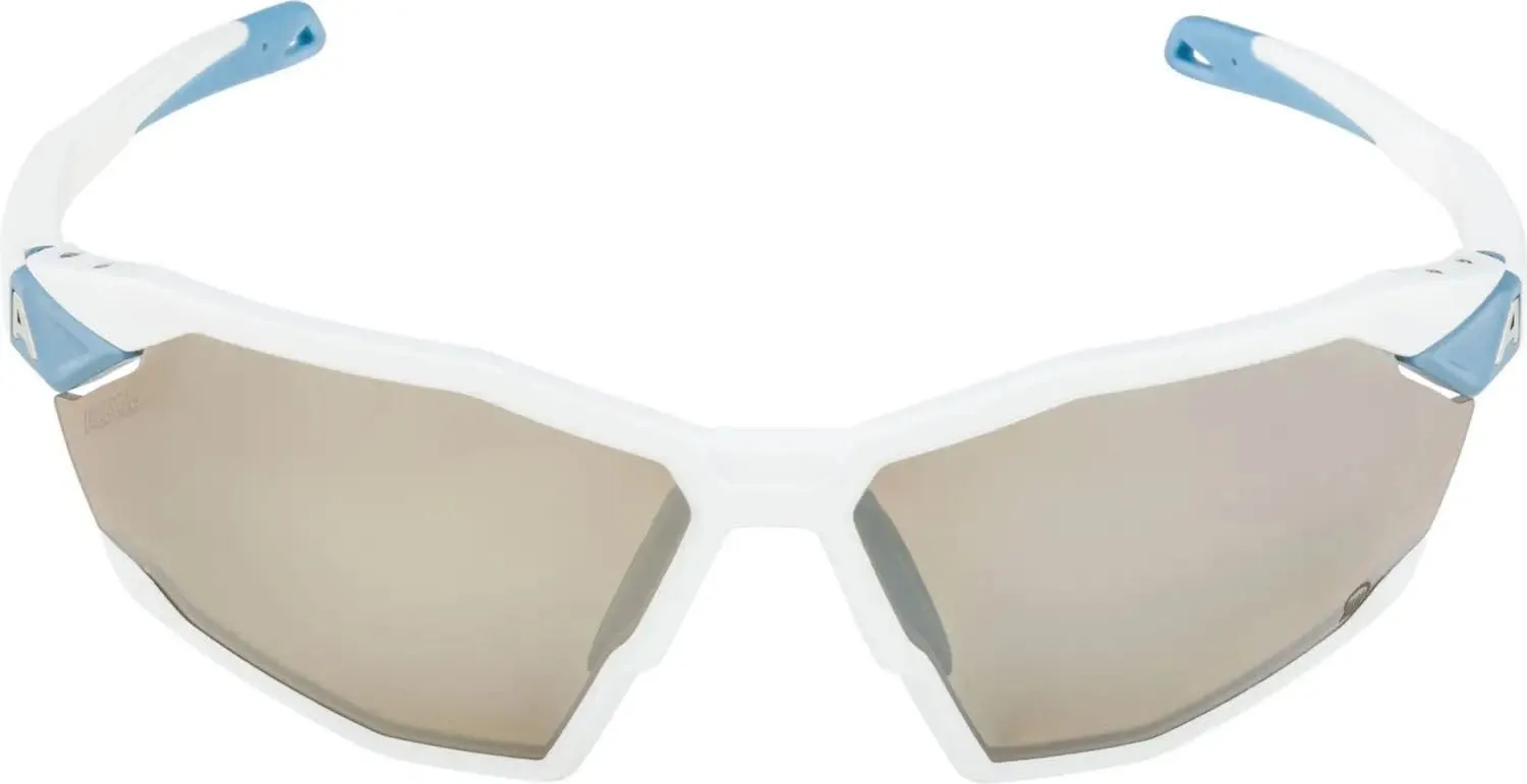 Alpina TWIST SIX Q Unisex Sportbrille Quattroflex weiß