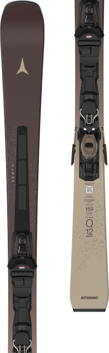 Atomic CLOUD Q12 RVSK C + M 10 GW Damen Allround Ski Fortgeschrittene grau