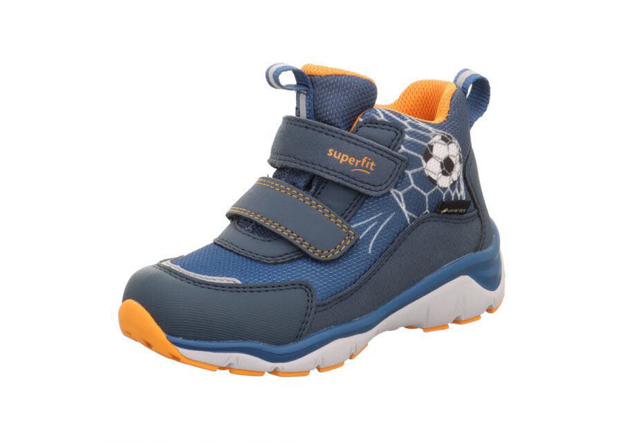 Superfit SPORT5 Jungen Sneaker high mit Klettverschluss blau