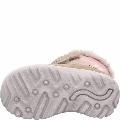 Superfit HUSKY+ Mädchen Kinder Winterschuhe gefüttert beige rosa