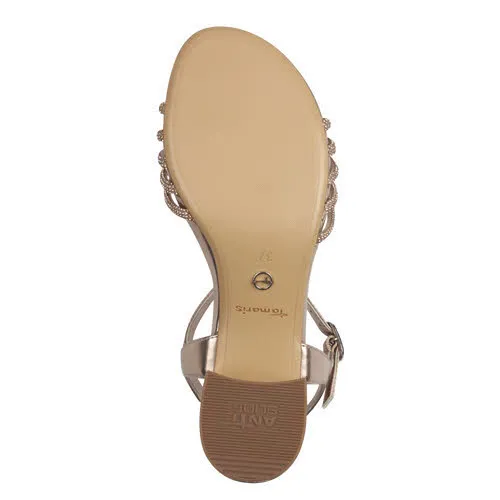 Tamaris Damen Sandalette Sandale ROSE GLAM rose
