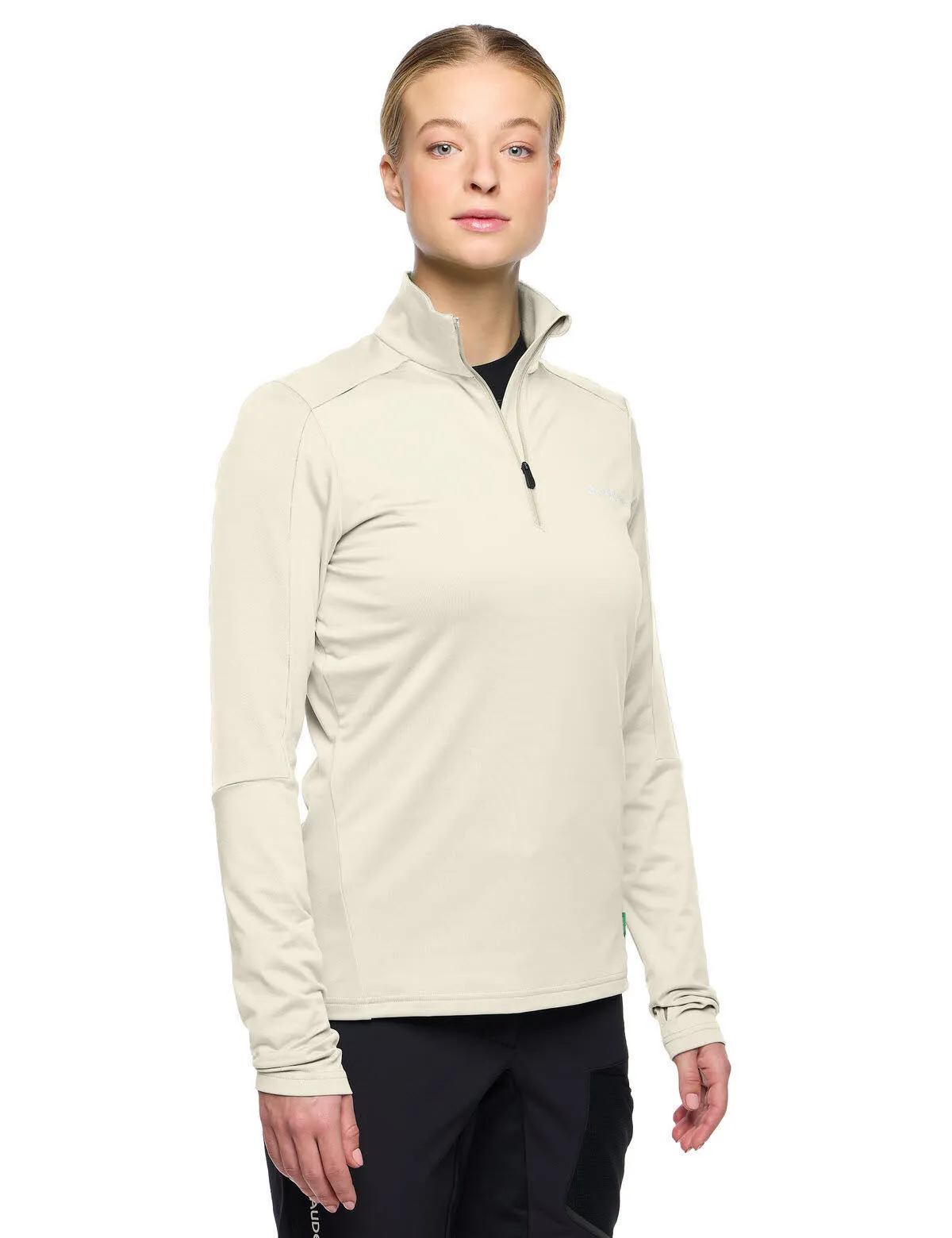 Vaude Livigno Skirolli Funktionsshirt langarm Damen beige
