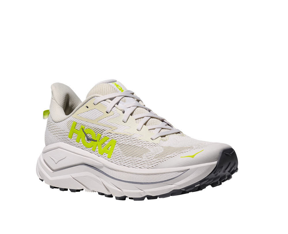 Hoka Challenger 8 Damen Laufschuhe Trailrunningschuhe white/neon hoka citrus