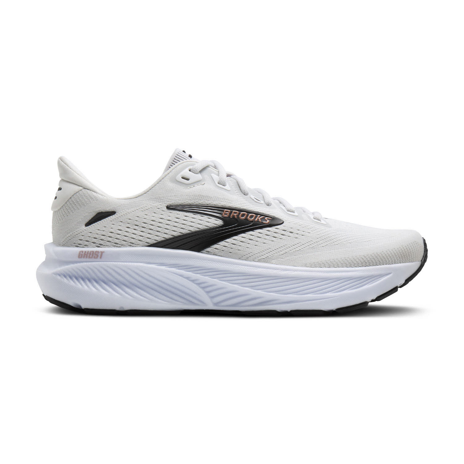 Brooks Ghost 18 Damen Laufschuhe Joggingschuhe white/black/rose gold
