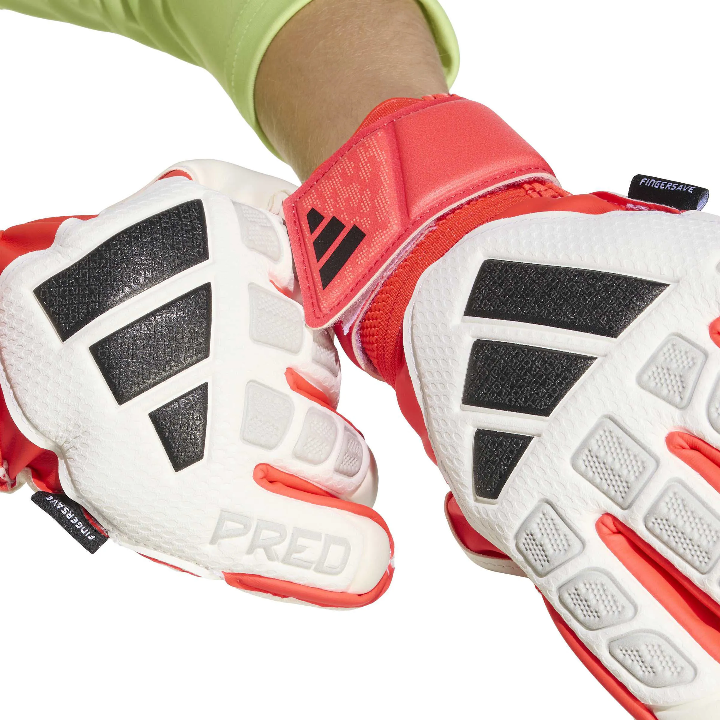 adidas PREDATOR TORWARTHANDSCHUH MATCH Jr. Kinder Torwarthandschuhe weiß/rot