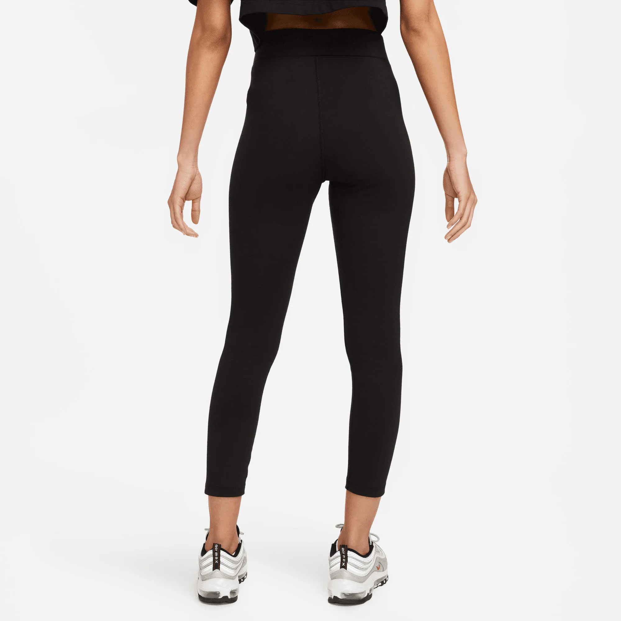 Nike Sportswear Classics High-Waisted 7/8 Tights Leggings Damen schwarz