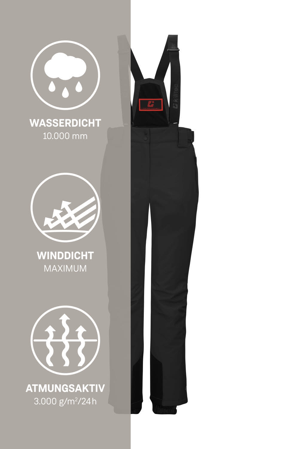 KILLTEC DA KSW 249 SKI PNTS Damen Ski-/Snowboardhose schwarz