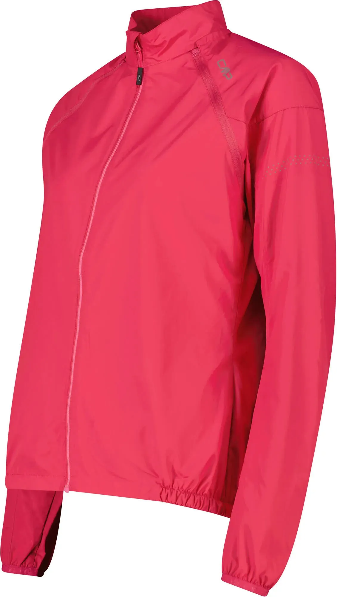 CMP Windschutzjacke Damen mit abnehmbaren Ärmeln magenta