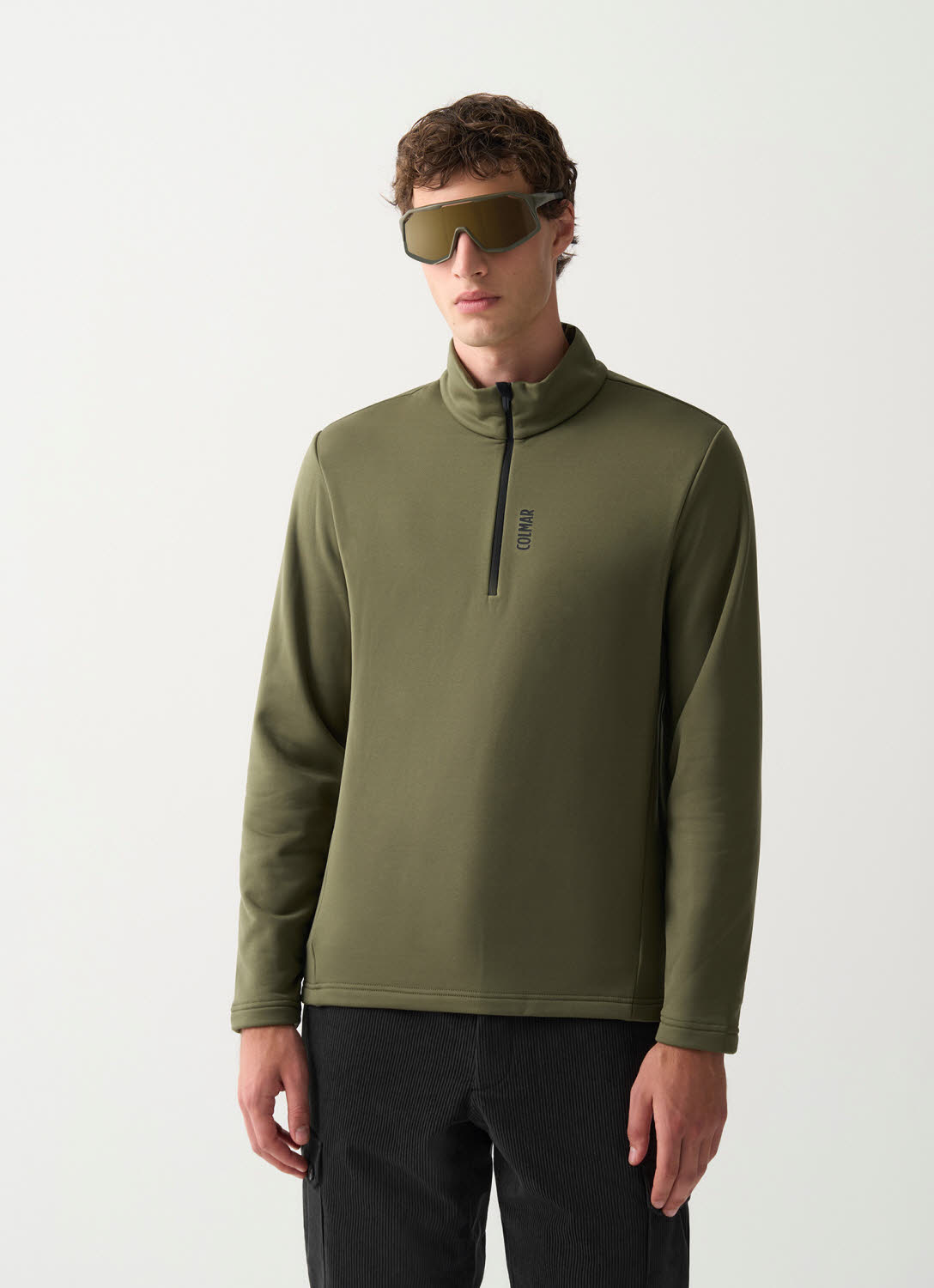 Colmar SKISHIRT Herren Sweatshirt Midlayer woodland/black