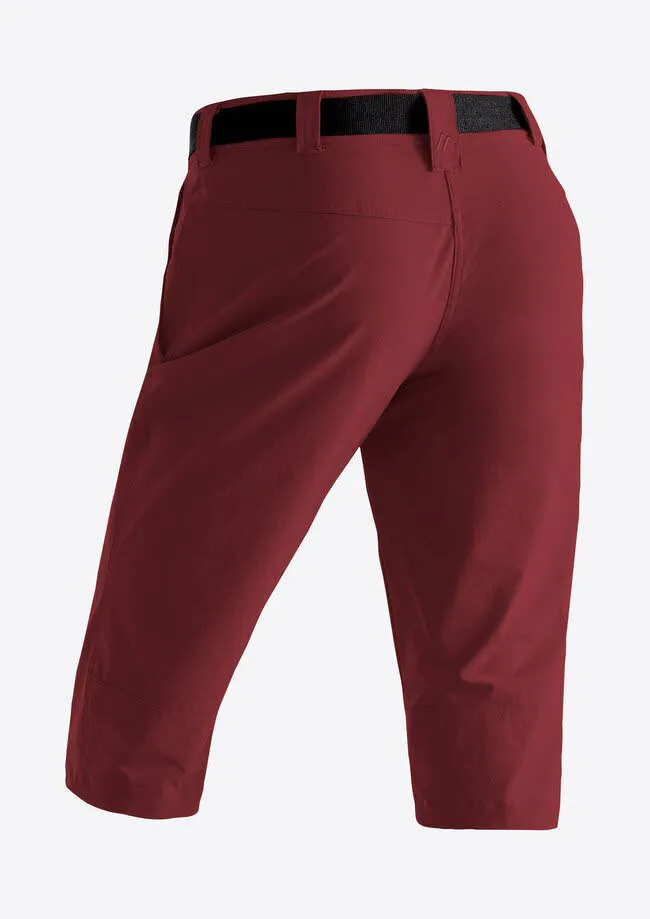 Maier Sports Inara slim 3/4 Da-Capri Damen Wandershorts Trekkingshorts sun-dried tomato NEU