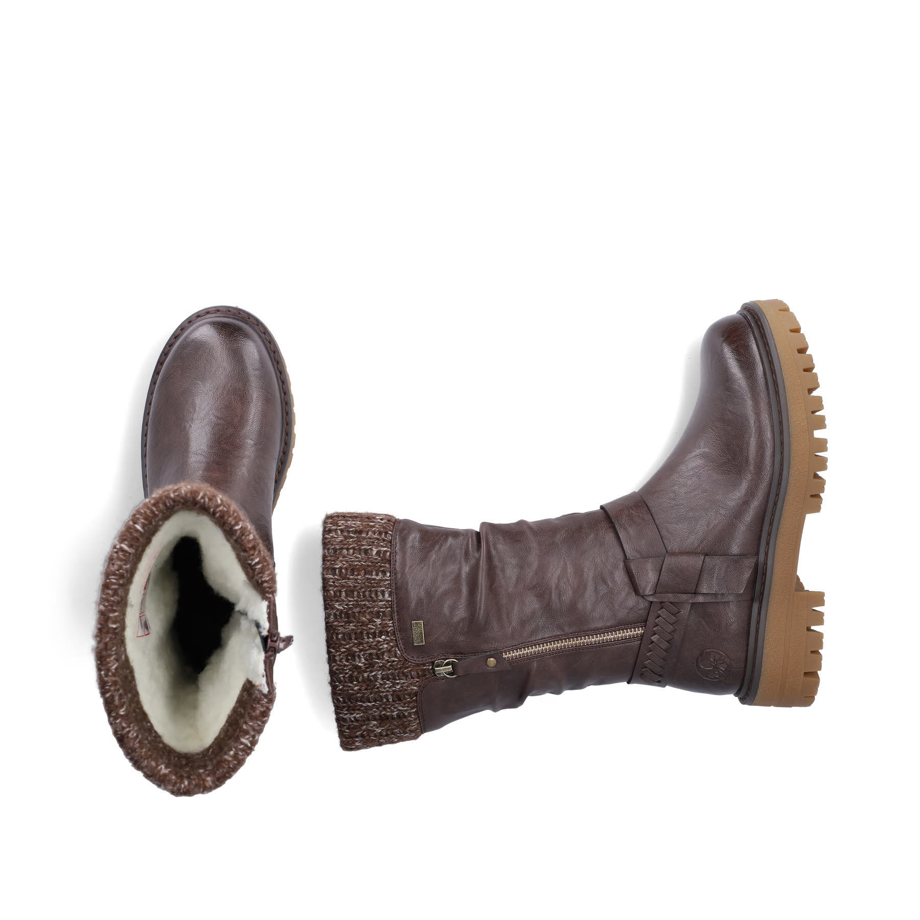 Rieker DamenHochschaftstiefel braun