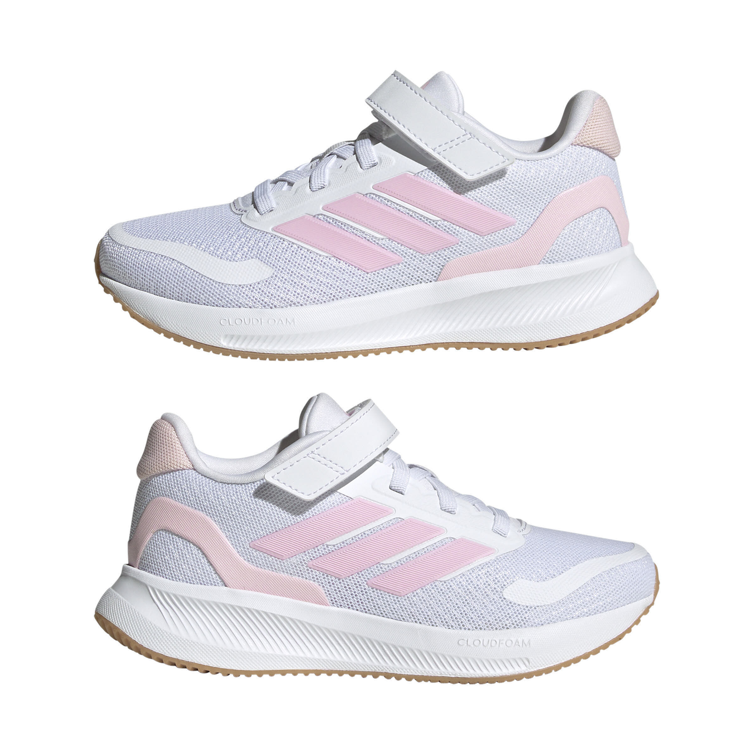 adidas RUNFALCON 5 EL C Mädchen Outdoorschuhe Sportschuhe weiß