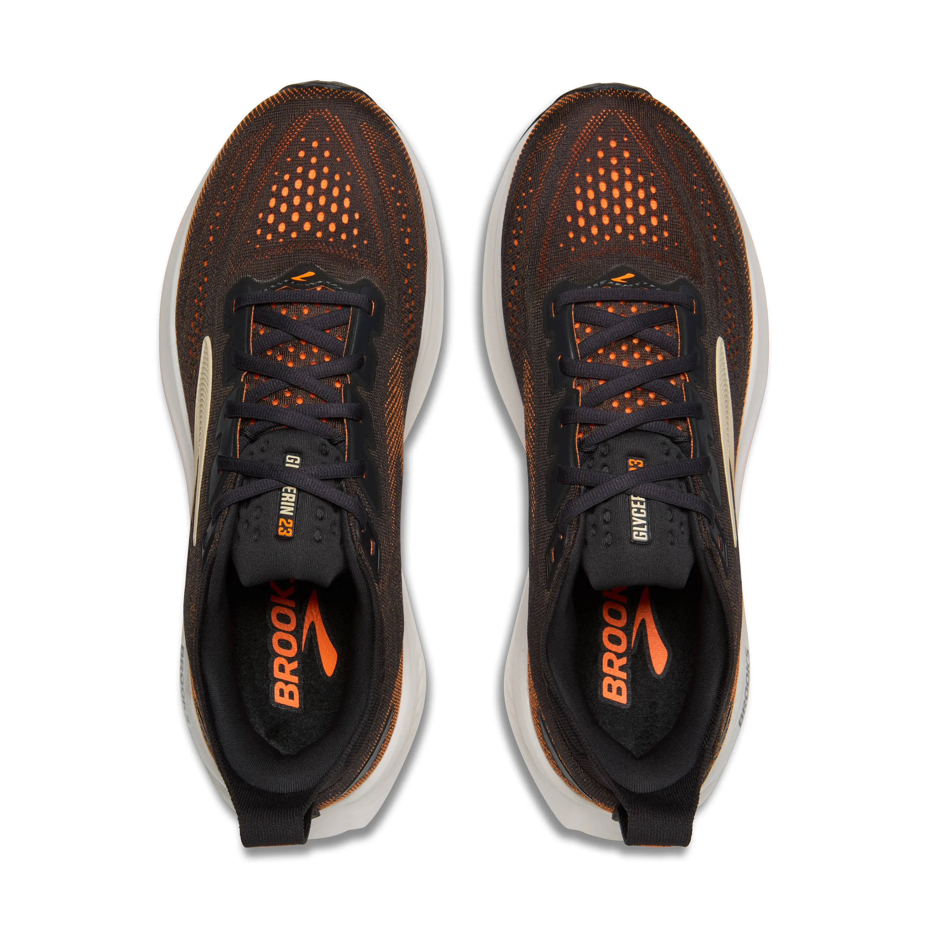 Brooks Glycerin 23 Laufschuh Herren schwarz/orange
