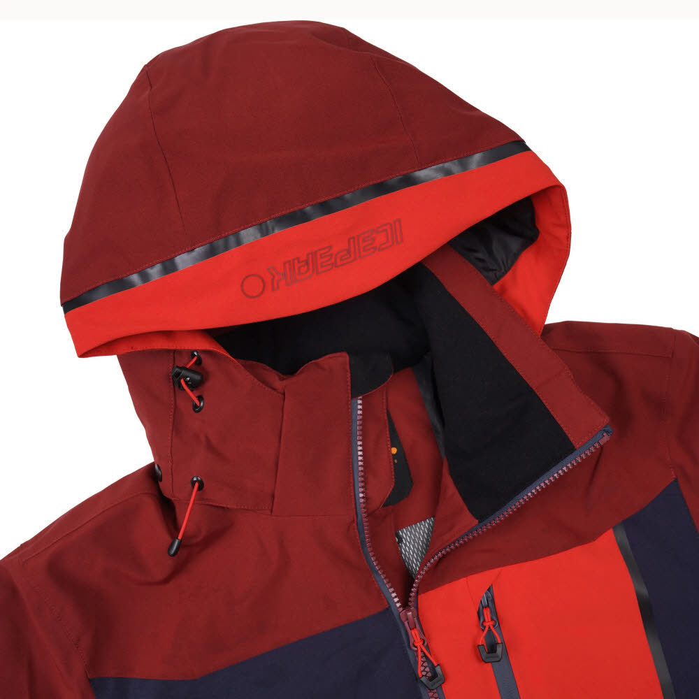 ICEPEAK FRISCO Herren Skijacke Winterjacke dunkel rot