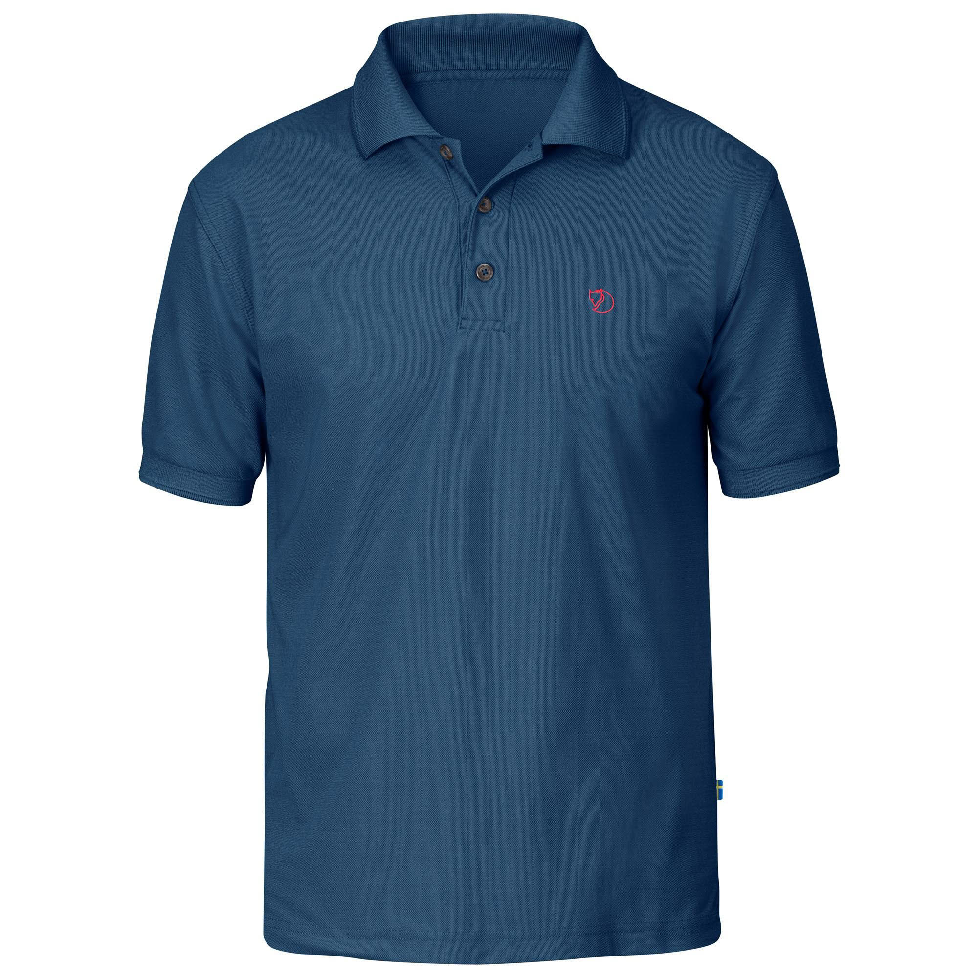 Fjällräven Crowley Pique Shirt Freizeit Outdoor Herren blau NEU