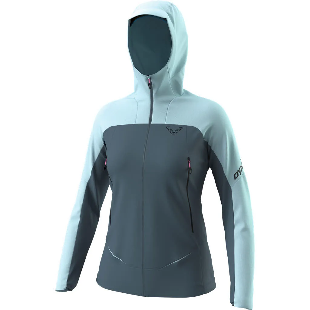 Dynafit Ridge Dynastretch Jacke Damen Softshelljacke Outdoorjacke blau