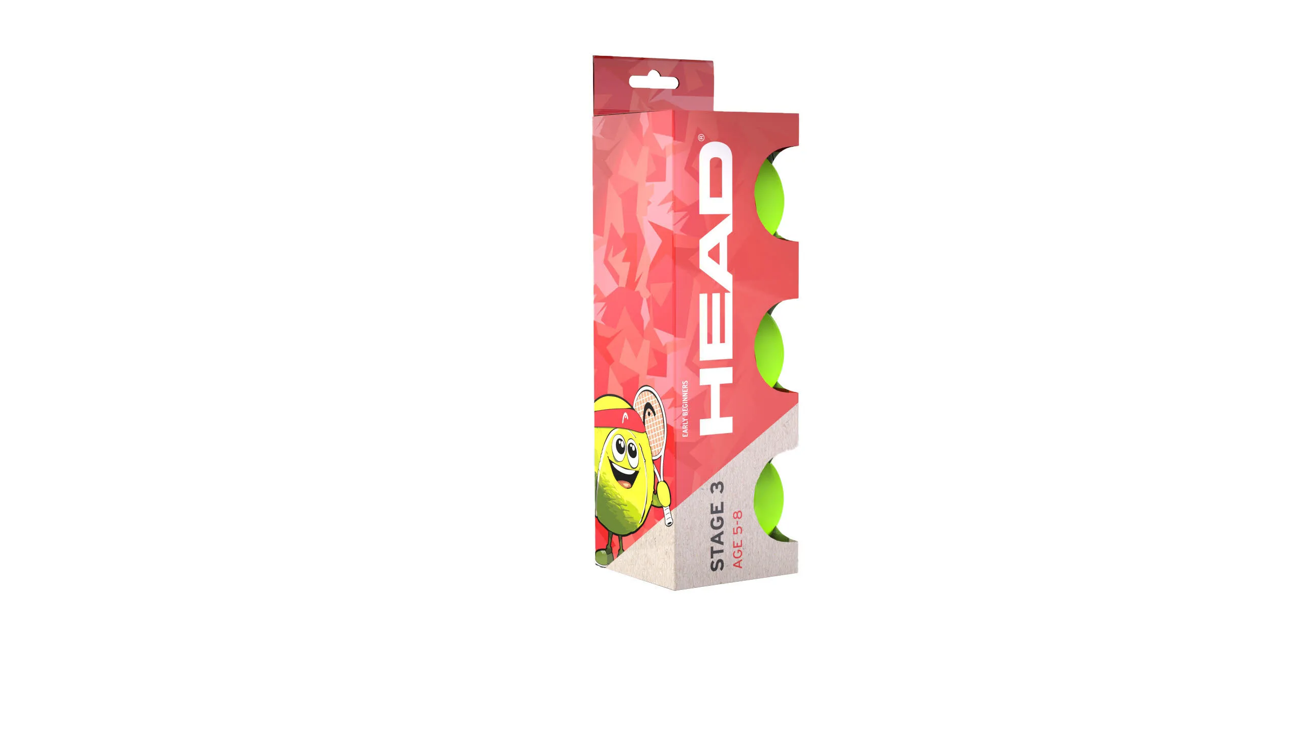 Head 3B STAGE 3 - RED - 4 DZ Kinder Tennisbälle gelb