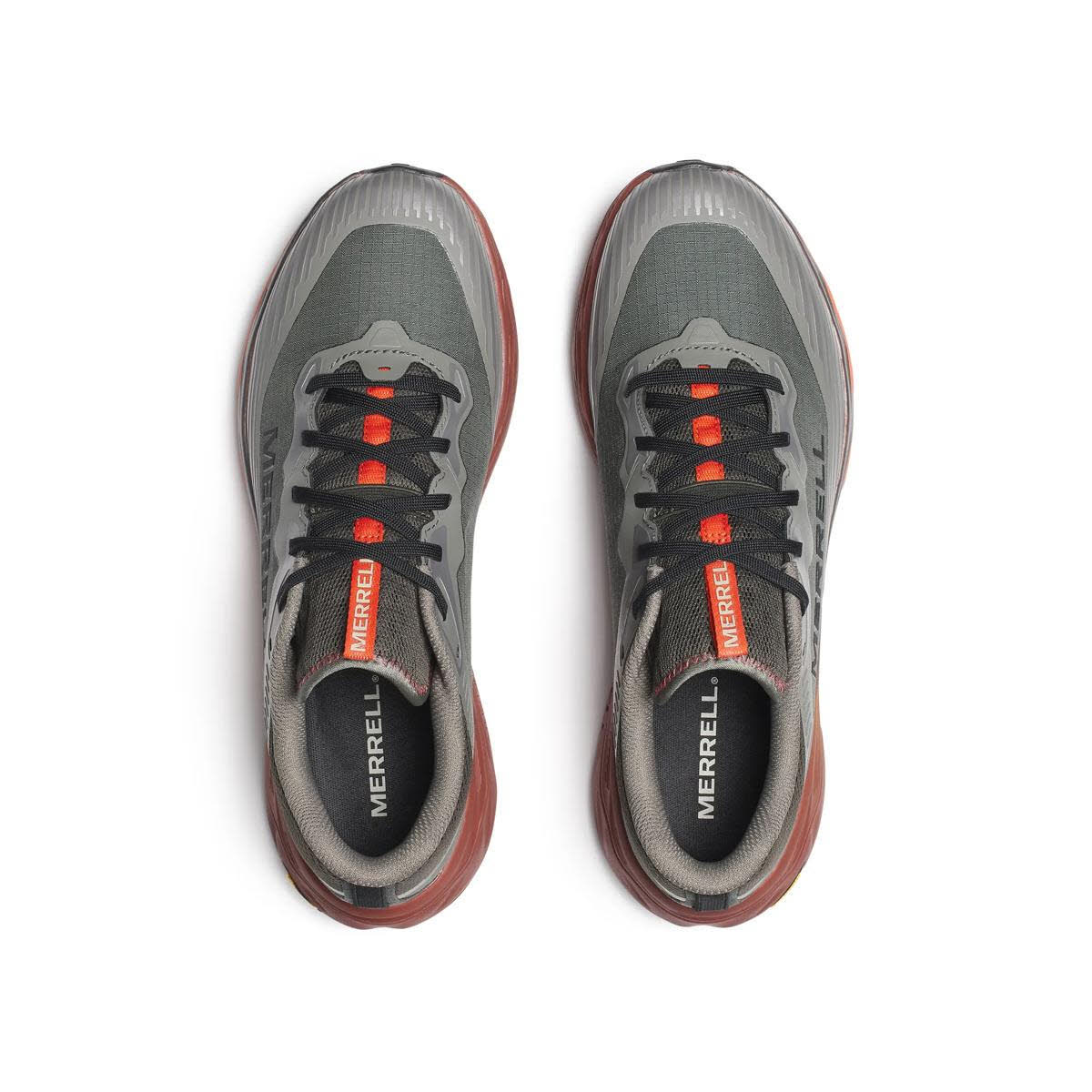 Merrell AGILITY PEAK 6 GTX Herren Laufschuhe Trailrunningschuhe grau/rot