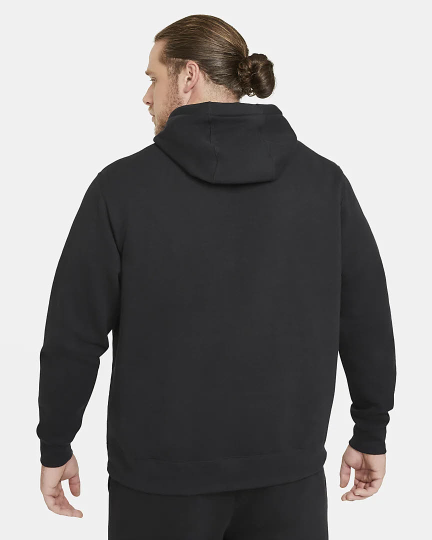 Nike M NSW CLUB HOODIE PO BB Herren Kapuzenpullover klassisch Fleece schwarz NEU