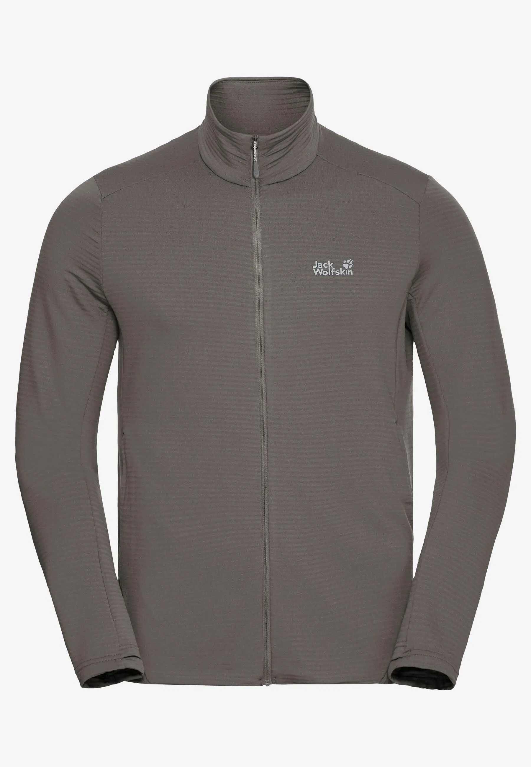 Jack Wolfskin Litestride Fz Herren atmungsaktive Fleecejacke flint