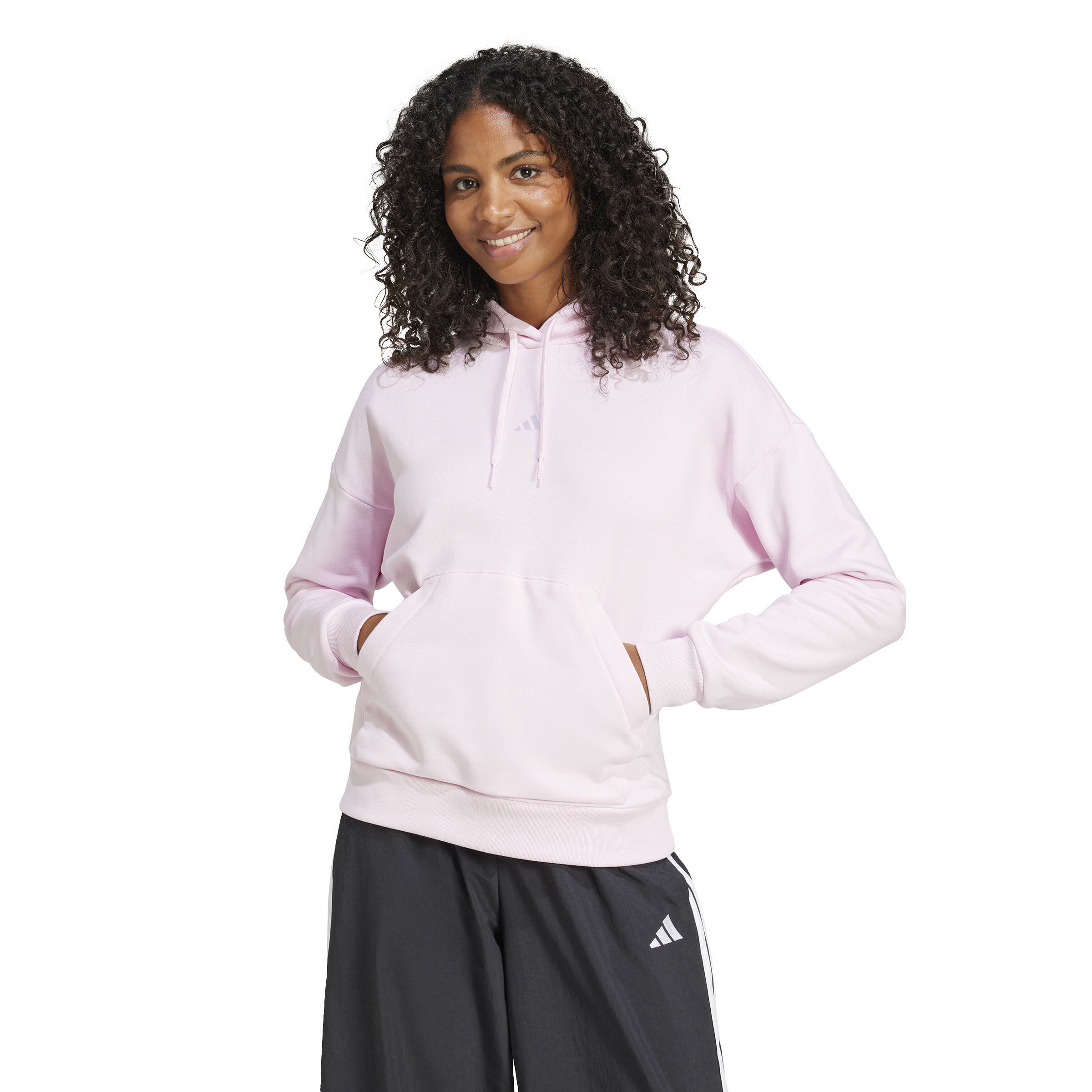 adidas W SL FC HD Damen Hoodie rosa