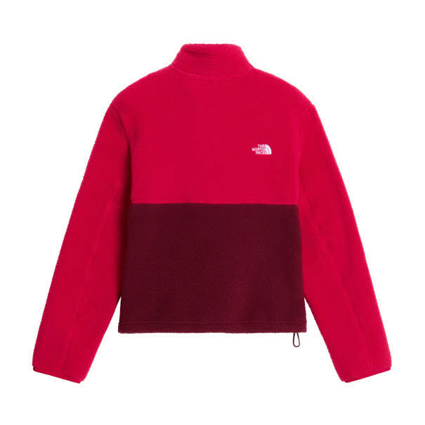 THE NORTH FACE DA YUMIORI 1/4 ZIP Damen Fleecepulli rot