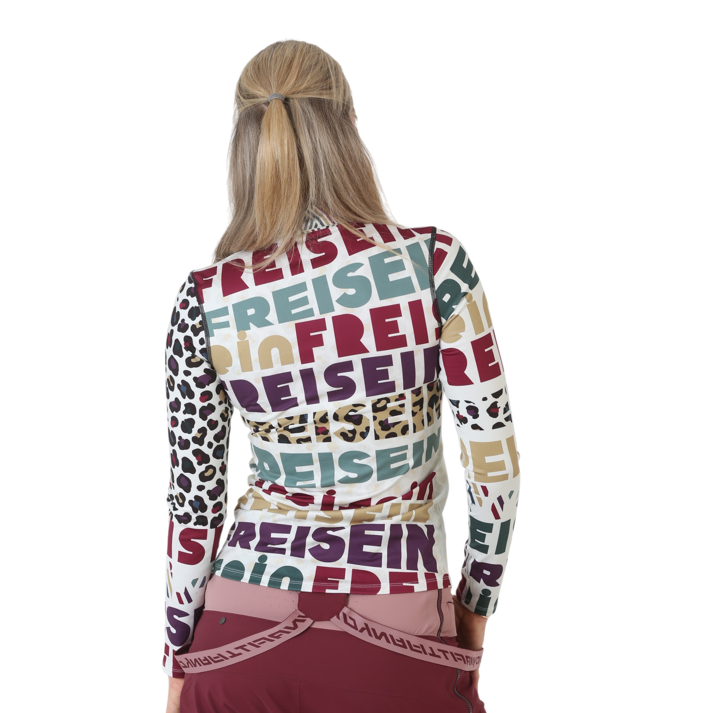 FreiSein Project SOCOLD Damen Skirolli Midlayer beige gemustert