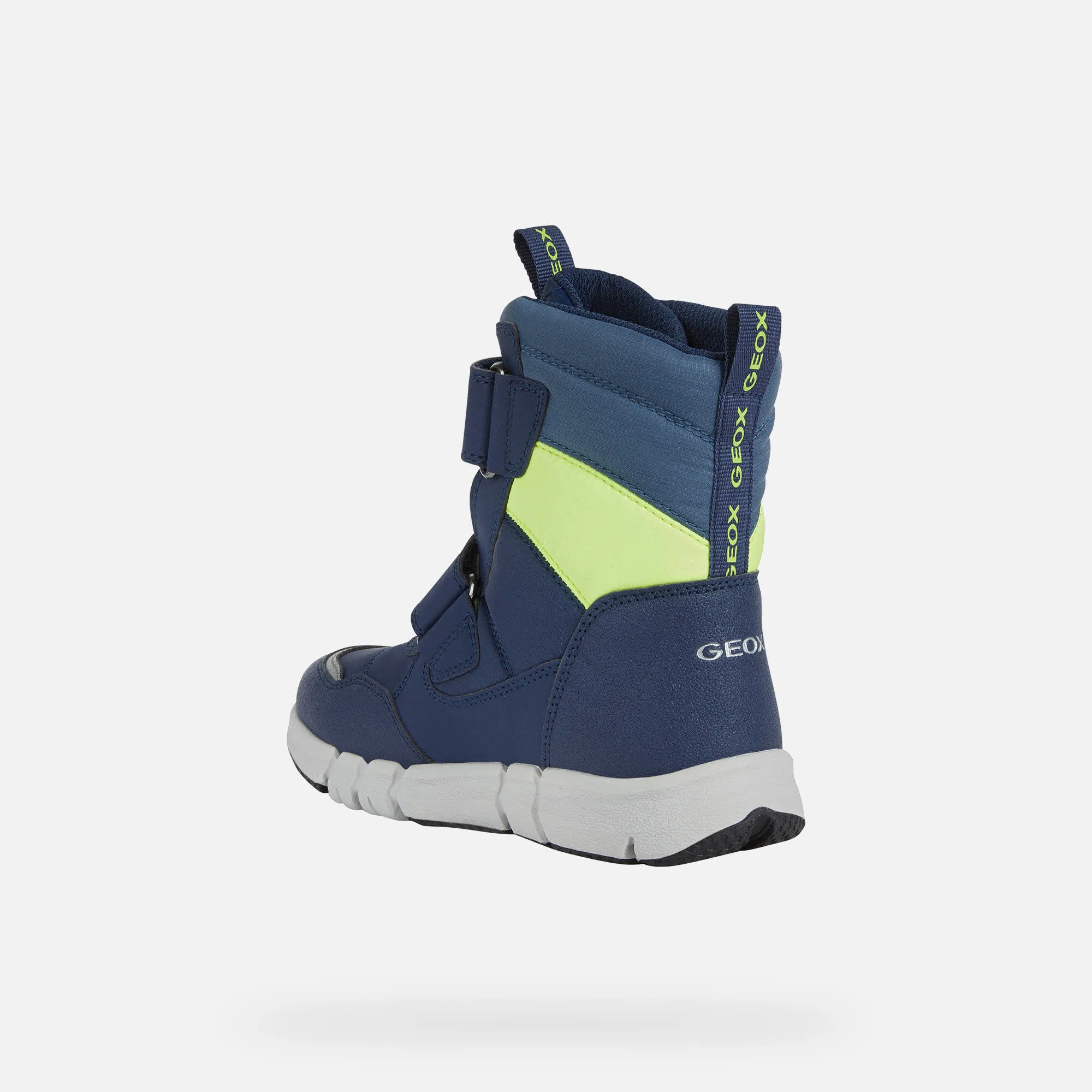 Geox Flexyper Abx Junior Kinderstiefel Winterstiefel Schneestiefel Kinder blau NEU