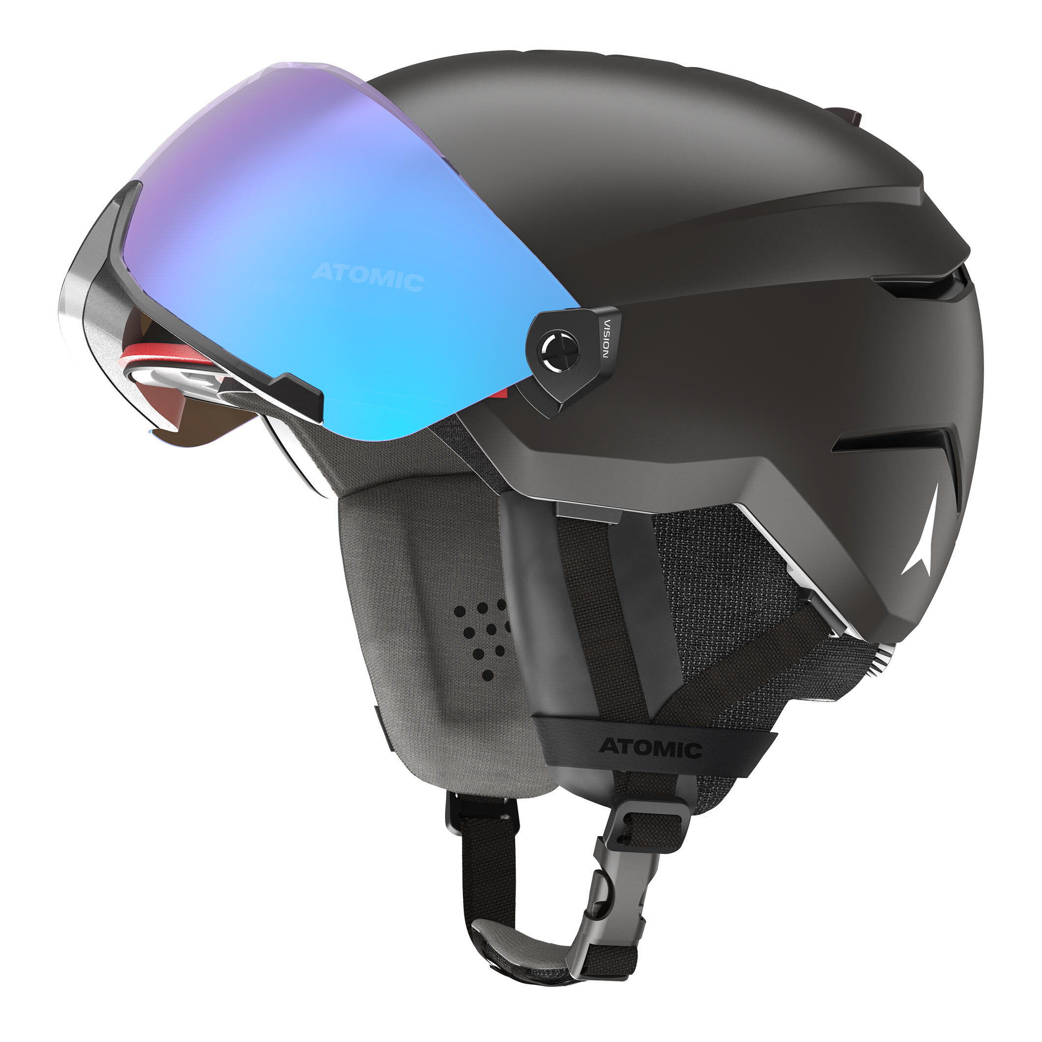 Atomic Savor Visor Stereo 20/21 Herren Skihelm Visierhelm Alpin Helm black NEU